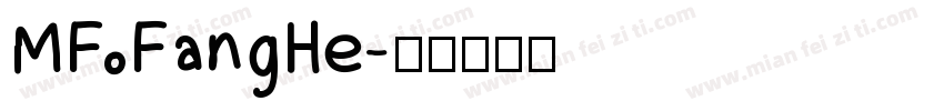 MF FangHe字体转换
